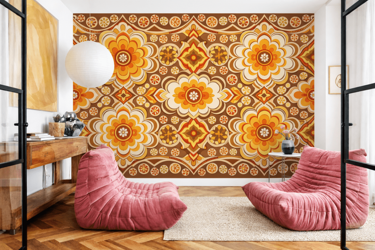 Sunny Floral Tapestry