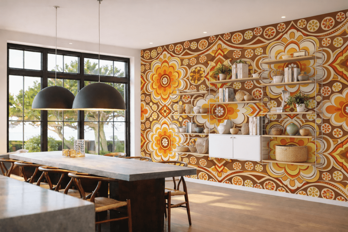 Sunny Floral Tapestry