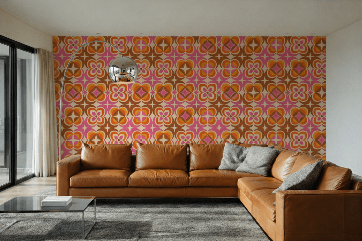 Retro Floral Burst