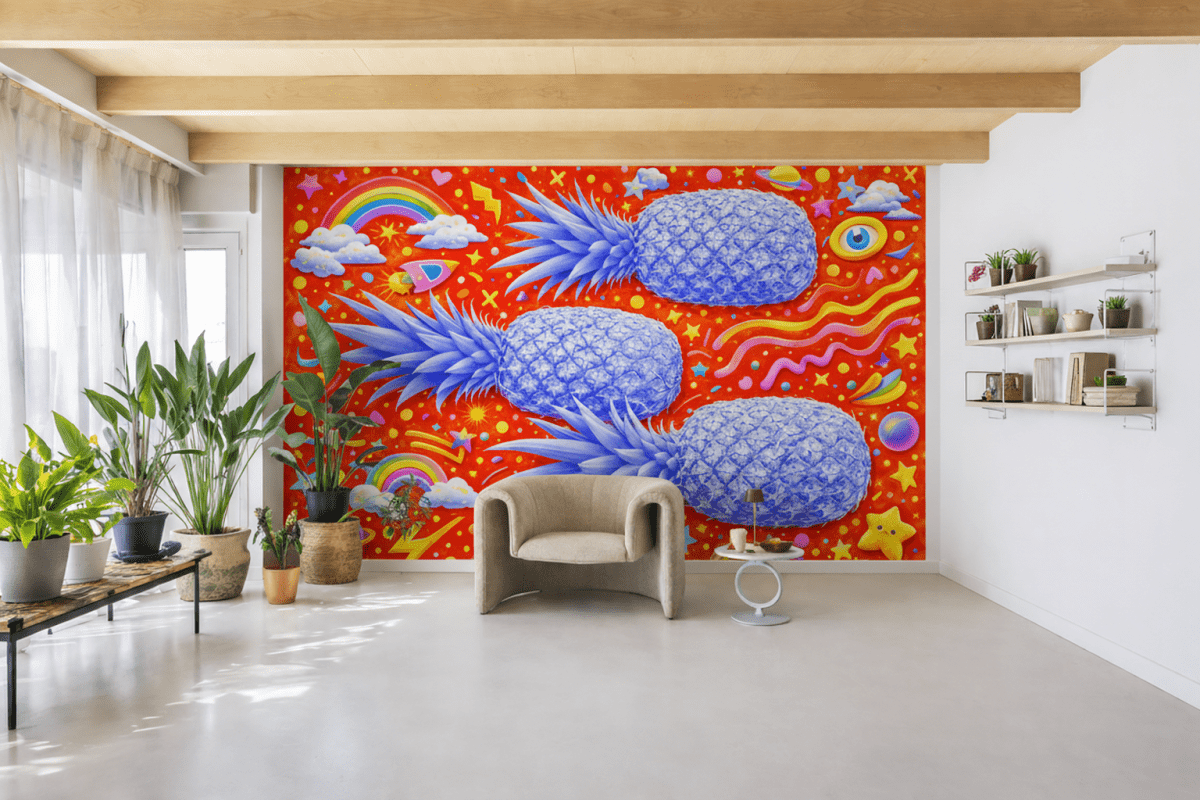 Tropical Pineapple Whimsy