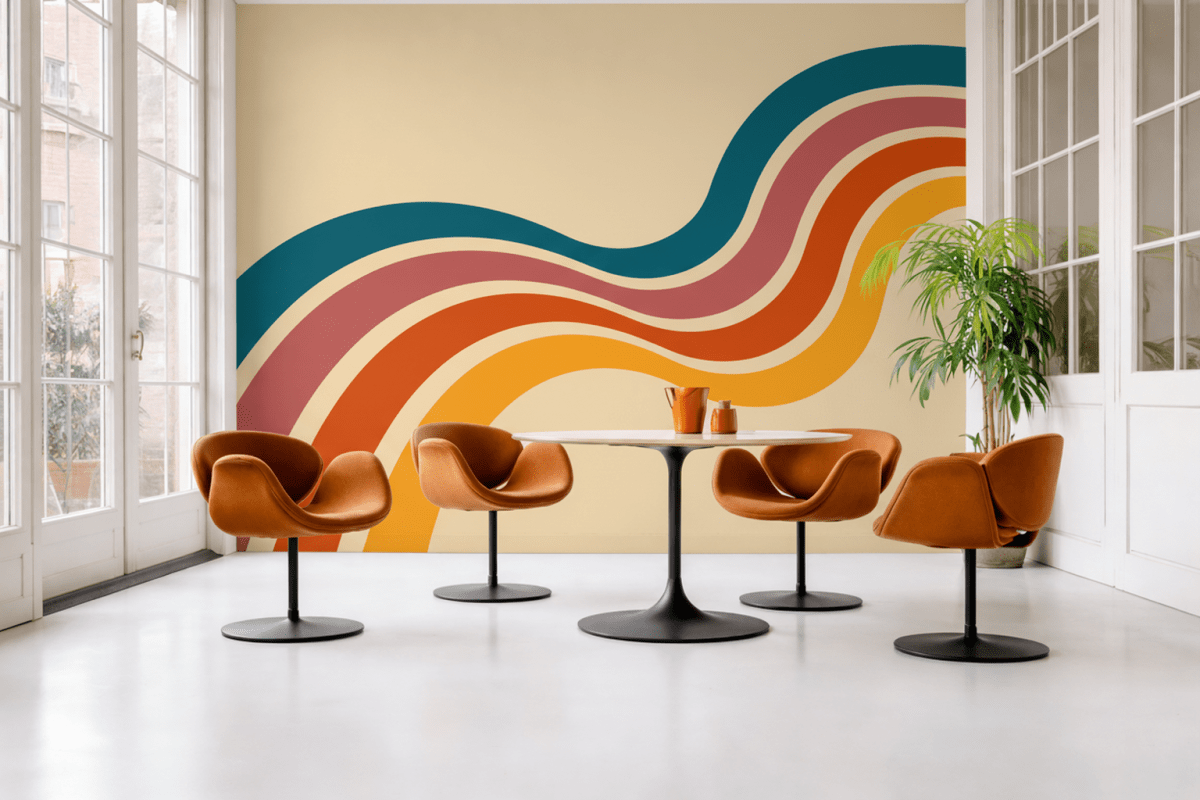 Winding Glow Stripes