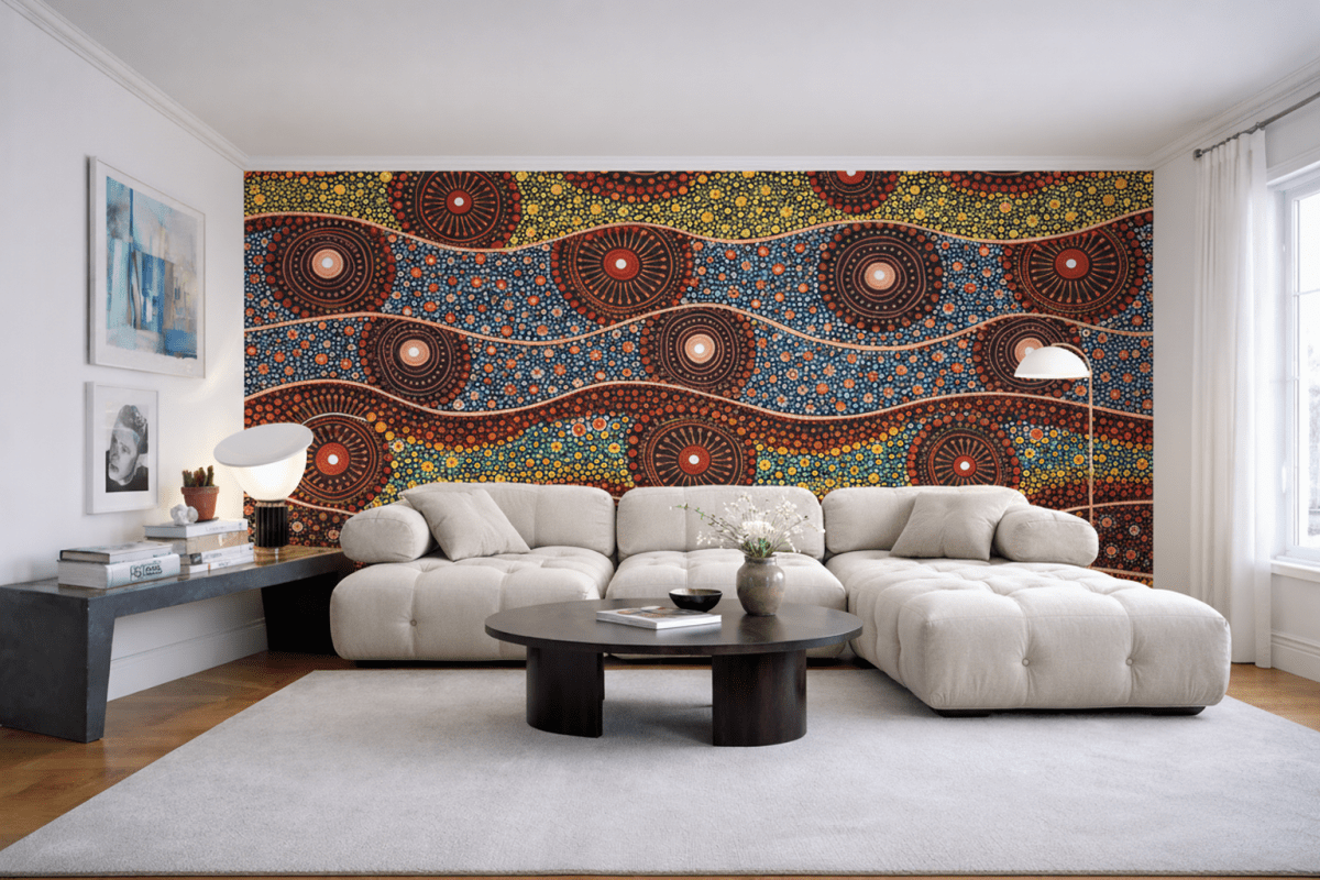 Colorful Circles Arrangement