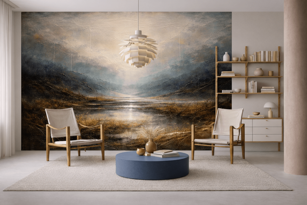 Misty Marshland View