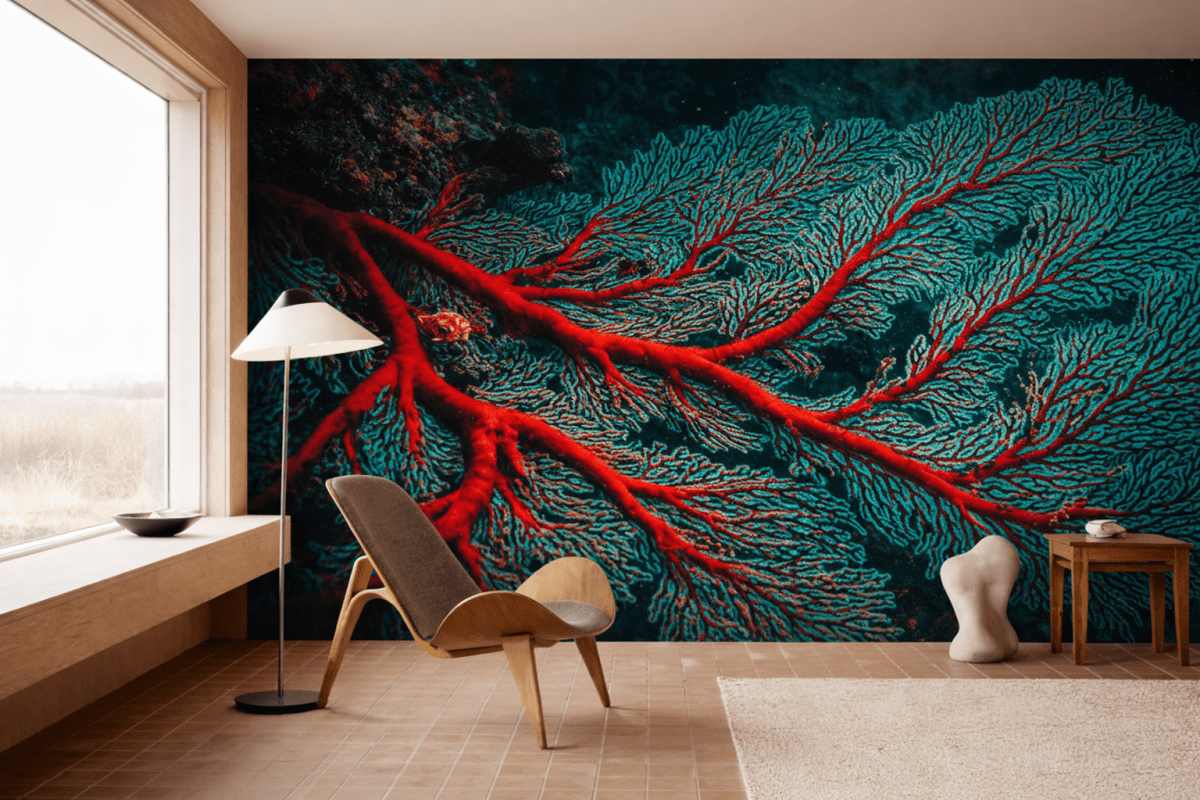 Aquatic Veins Mural