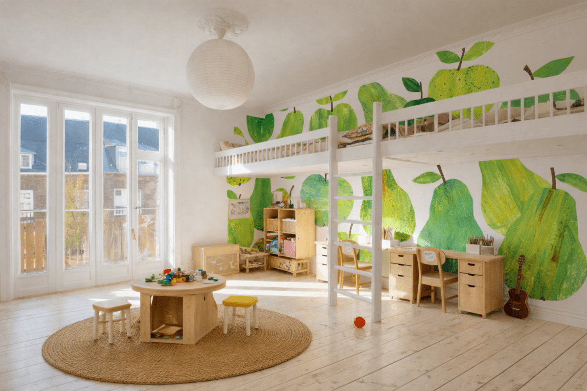 Verdant Orchard Tapestry