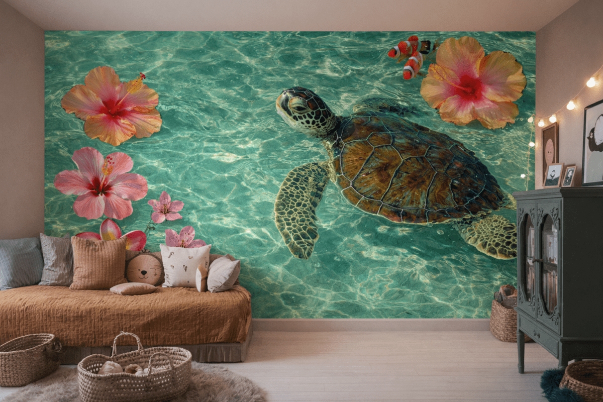 Ocean Floral Mosaic