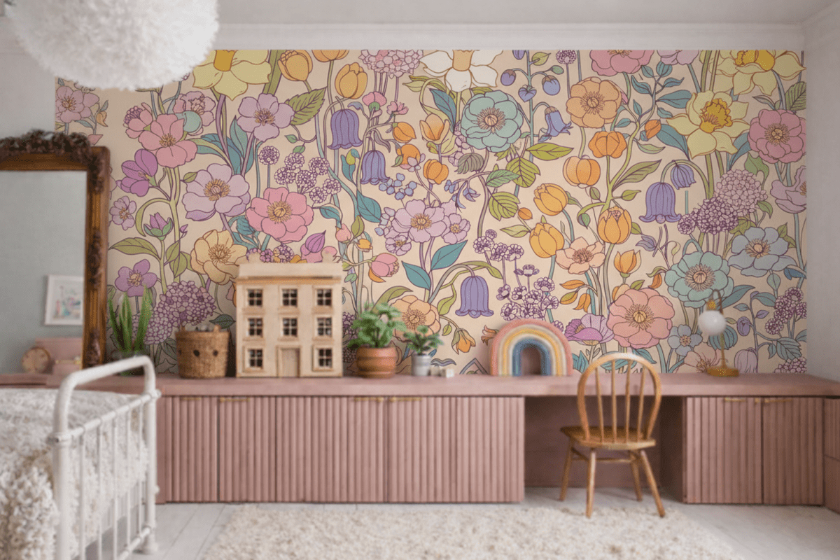 Floral Canopy Mural