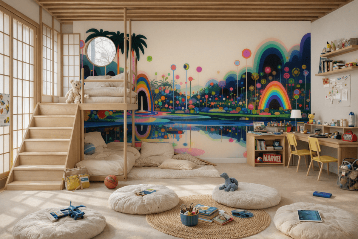 Vibrant Lagoon Reflection