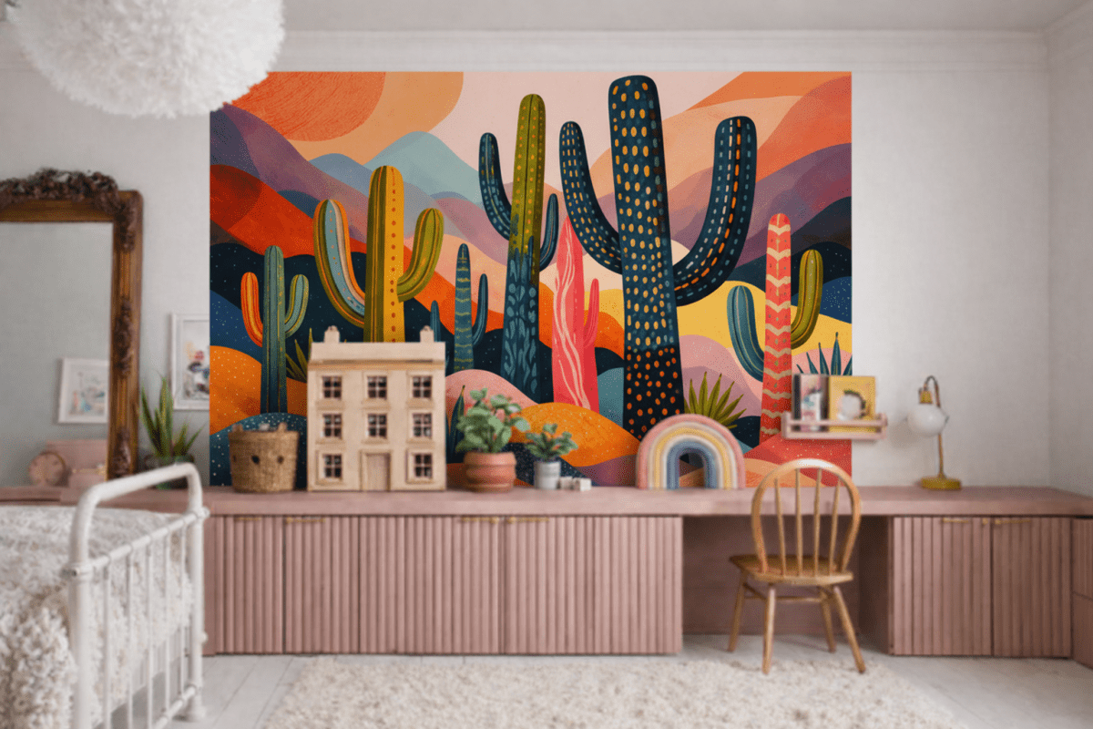 Sunset Horizon Cacti