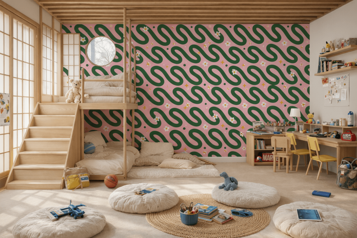 Swaying Blossom Mural