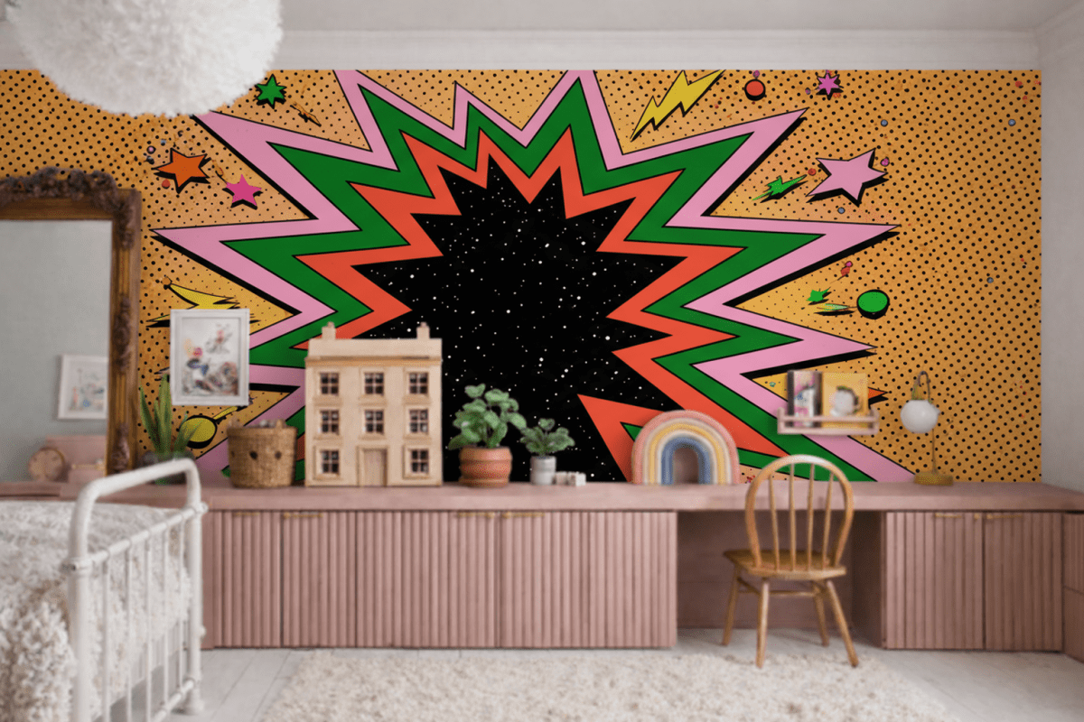 Cosmic Burst Mural