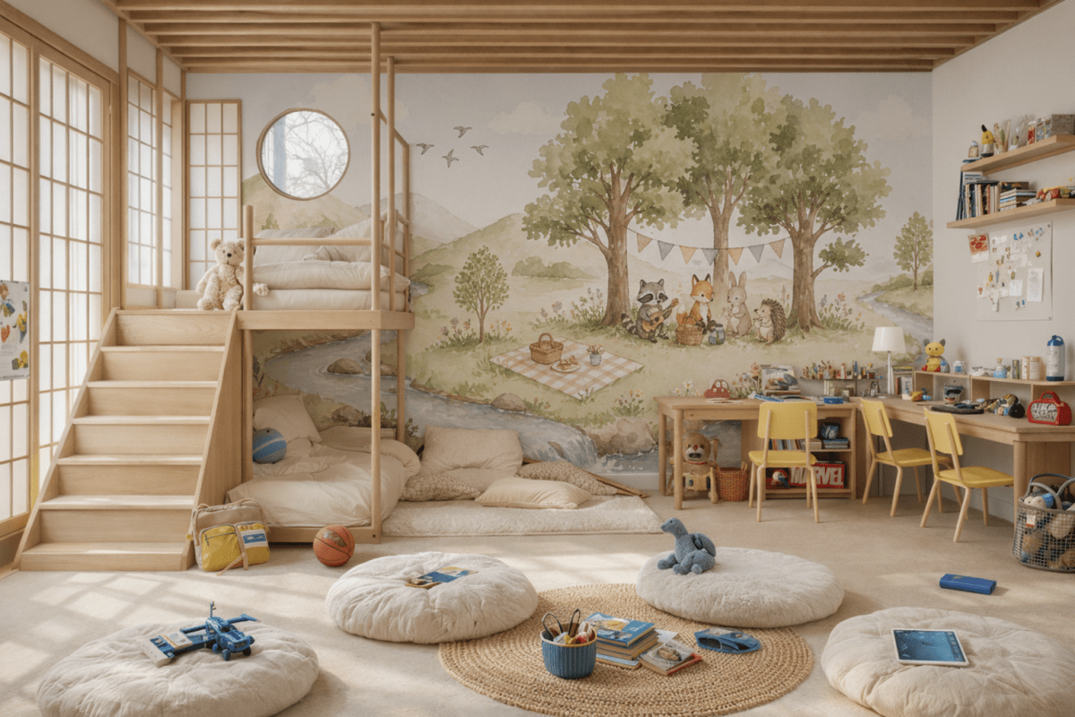 Forest Gathering Mural