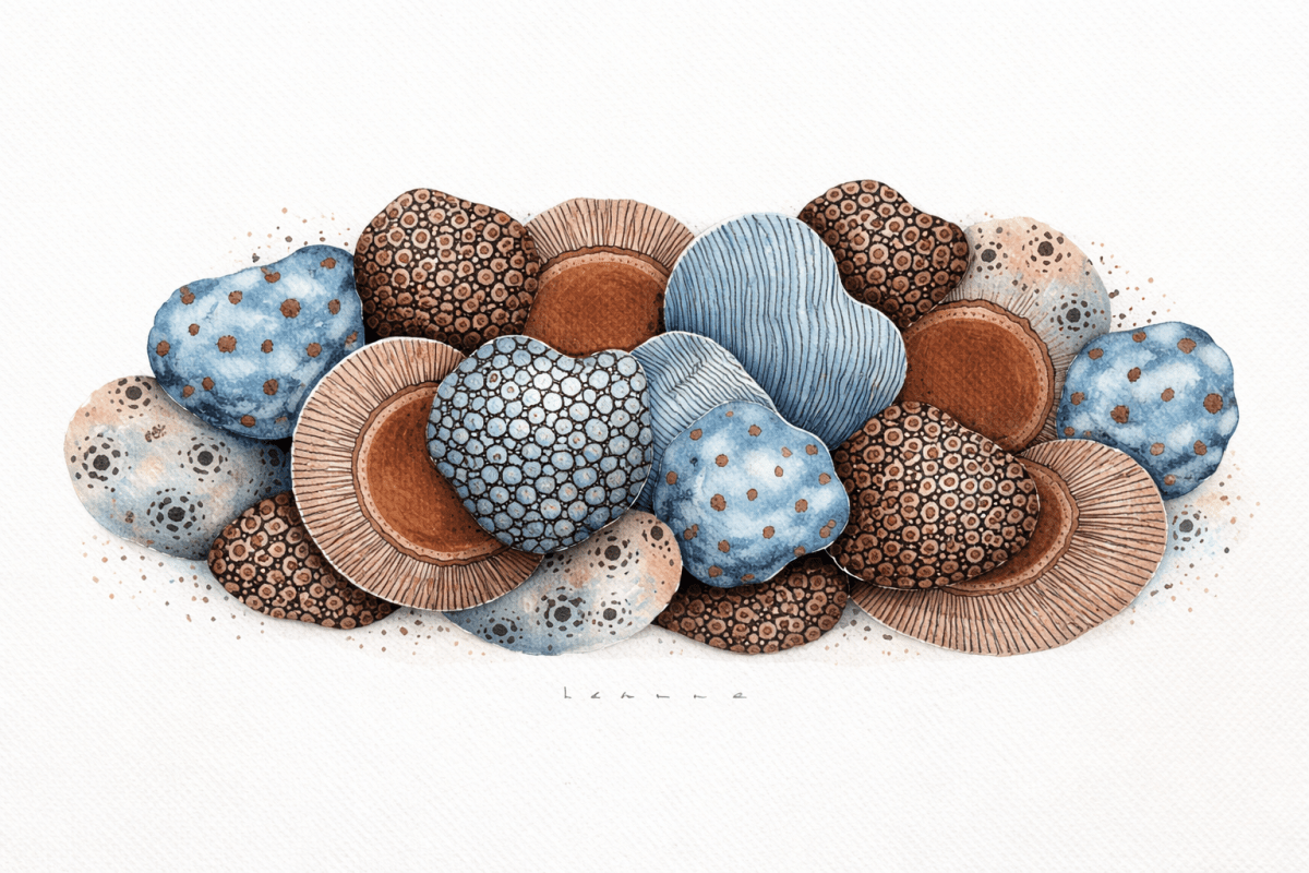 Cerulean Pebble Arrangement