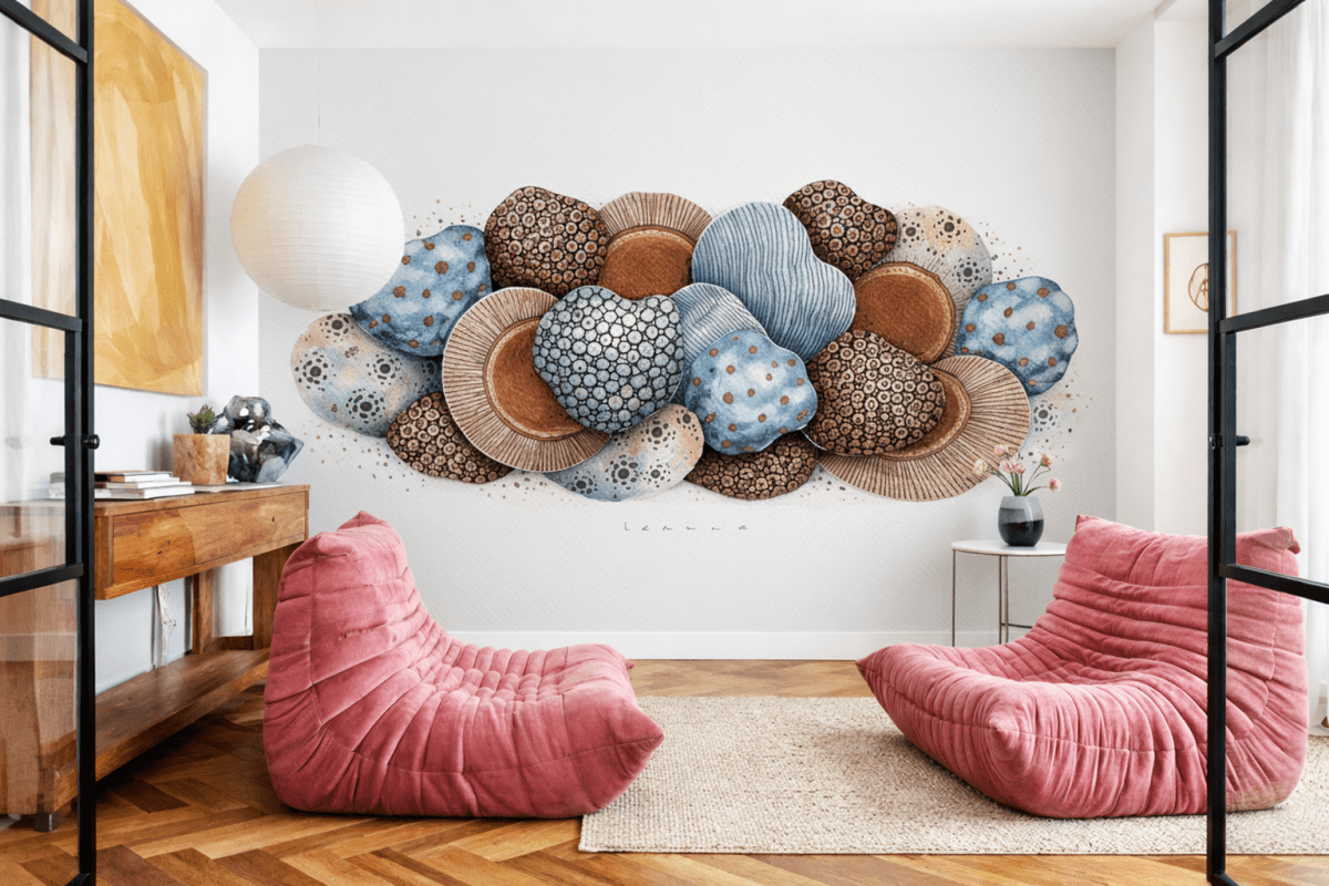 Cerulean Pebble Arrangement