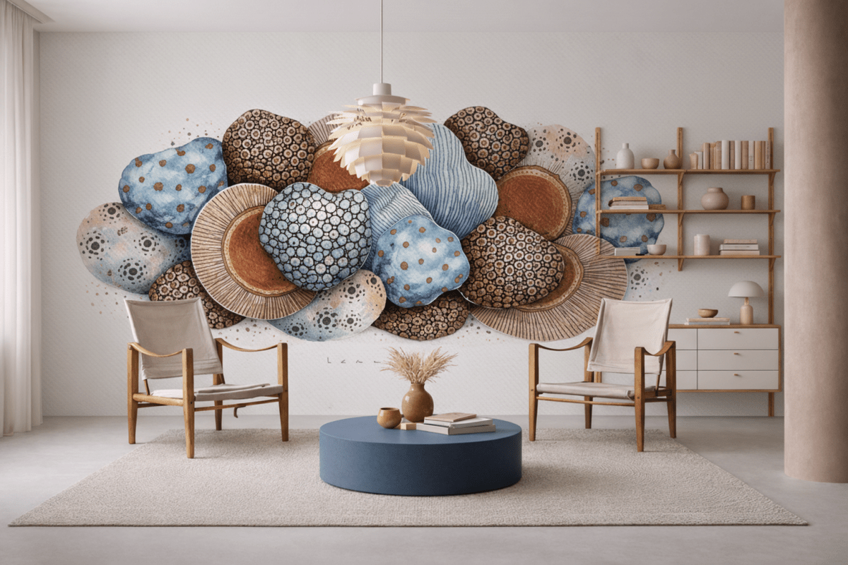 Cerulean Pebble Arrangement