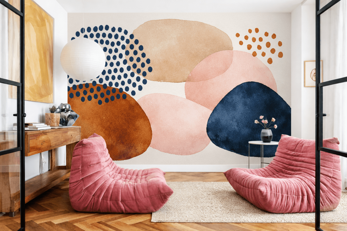 Polka Pebble Mosaic