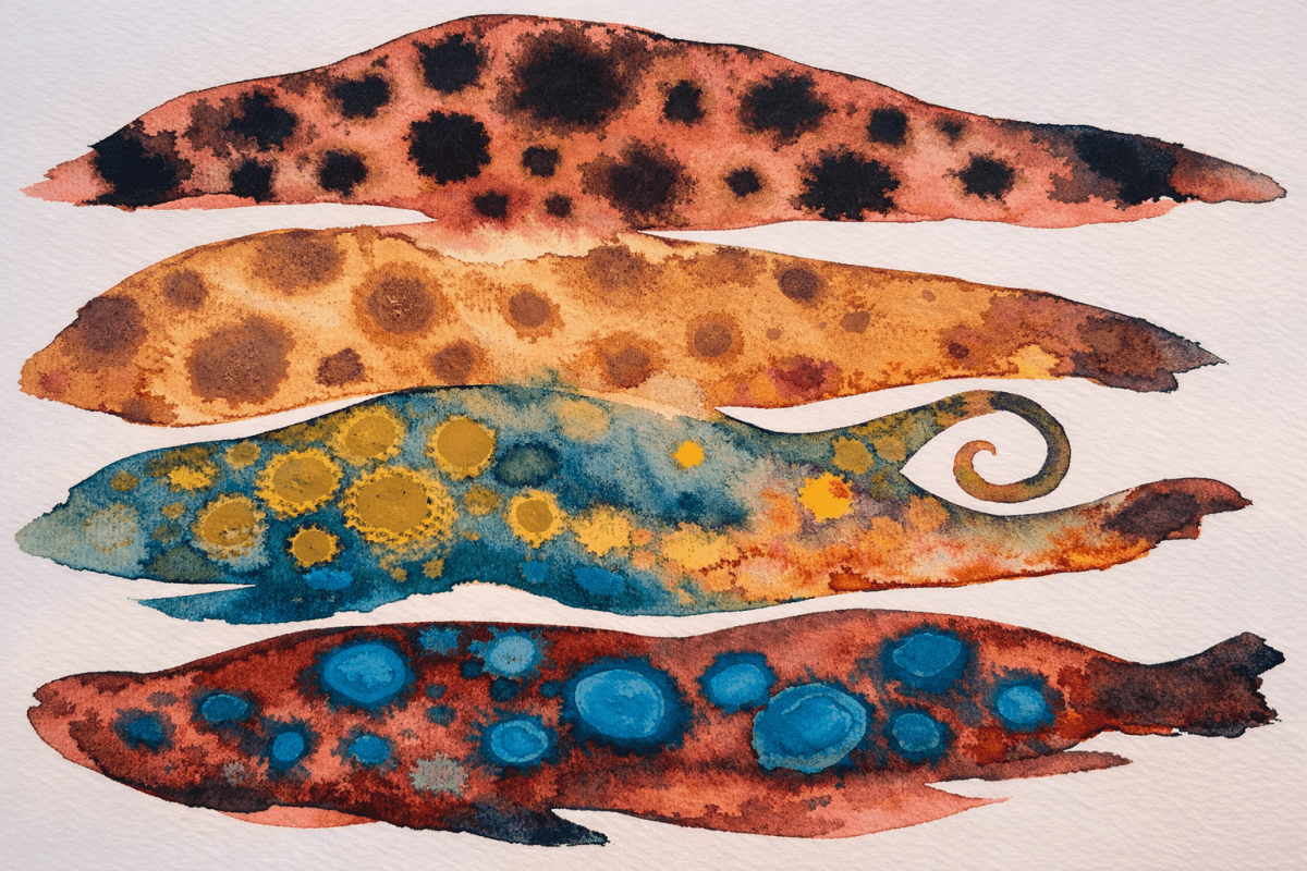 Vibrant Aquatic Swirls