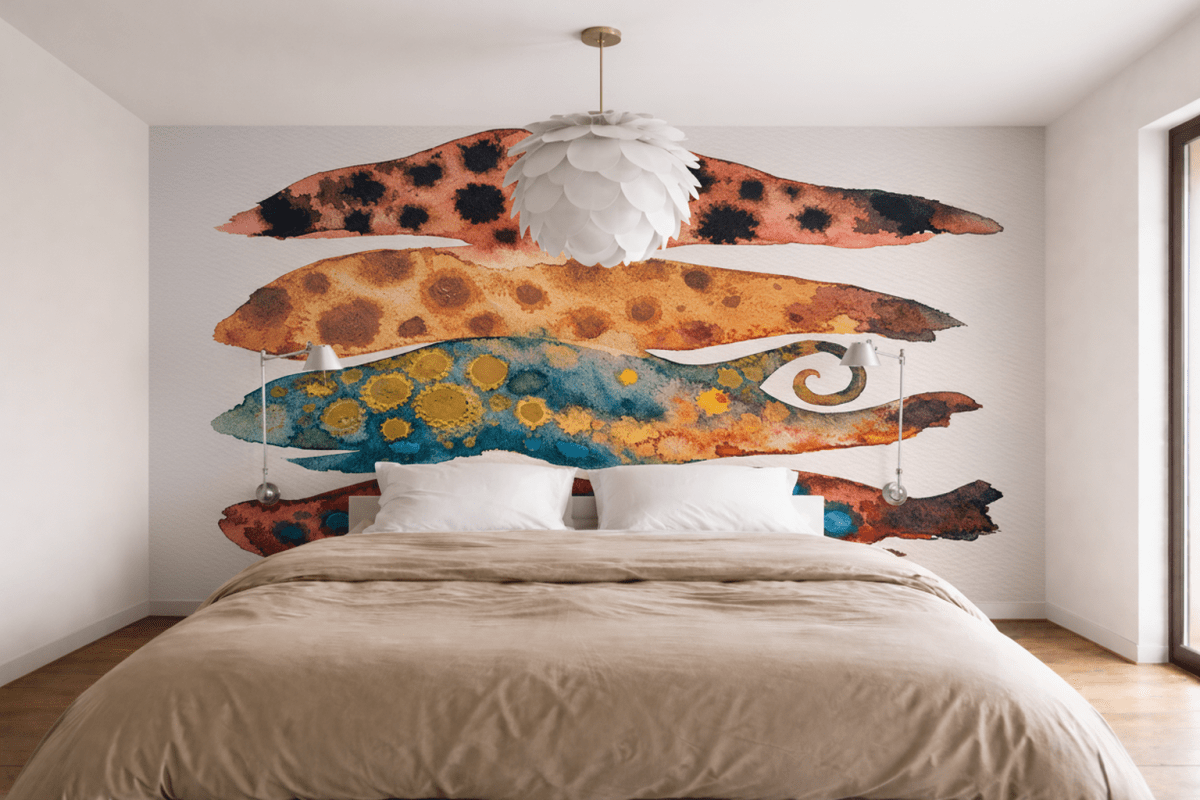 Vibrant Aquatic Swirls