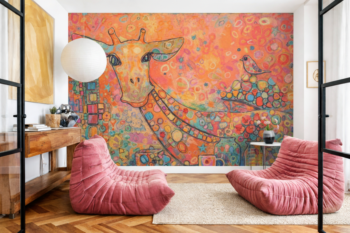 Giraffe Mosaic Ii
