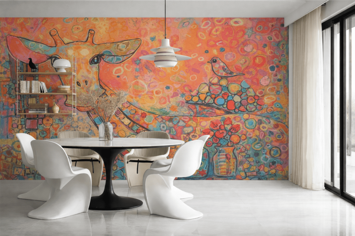 Giraffe Mosaic Ii