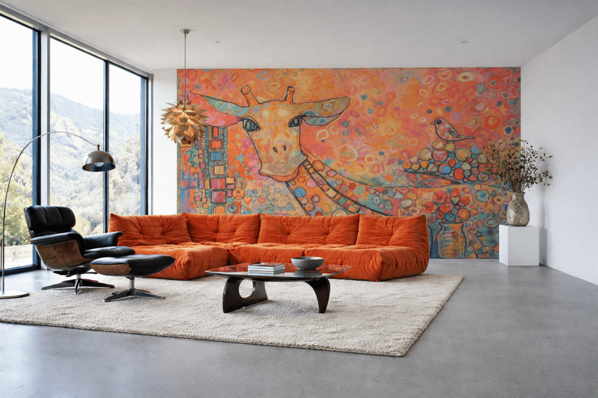 Giraffe Mosaic Ii
