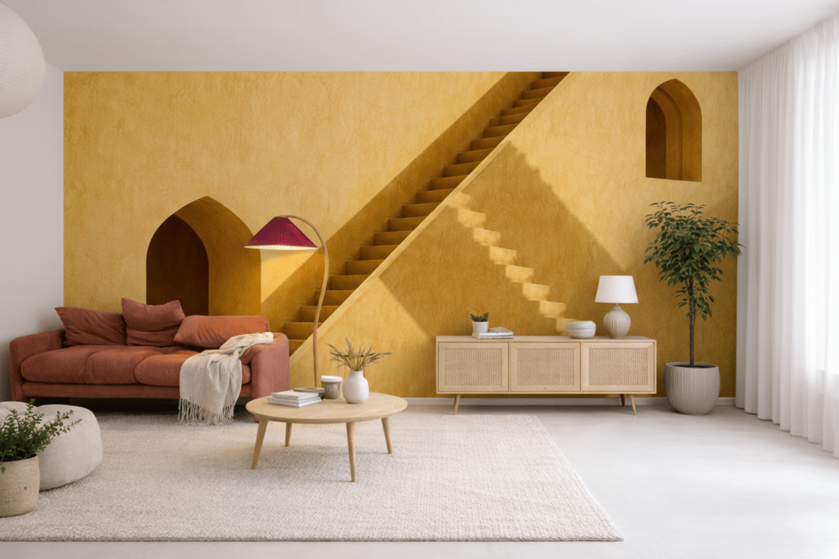 Ochre Stairwell