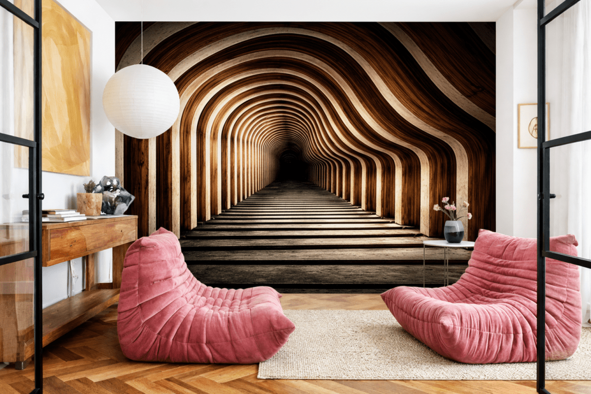 Arched Timber Passage