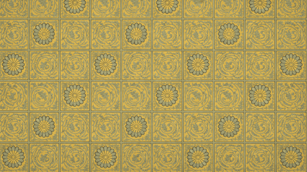 Gilded Petal Mosaic