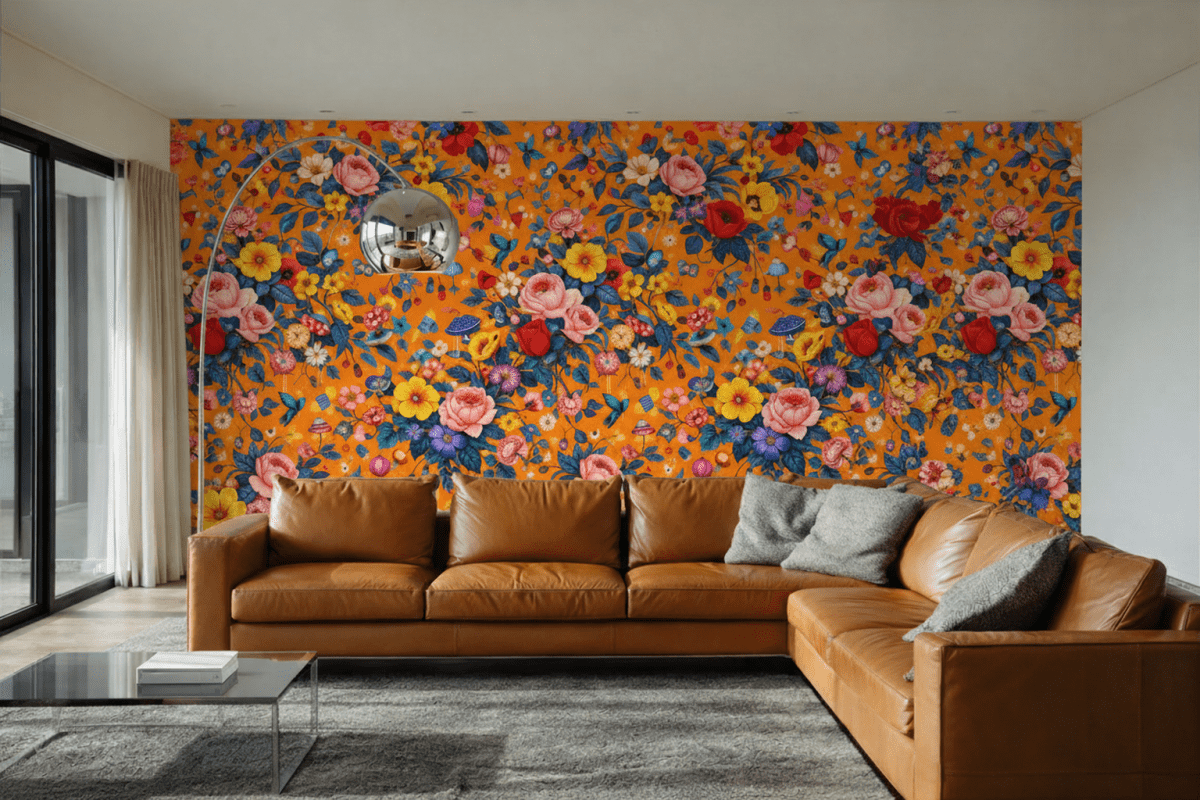 Vibrant Blossom Tapestry