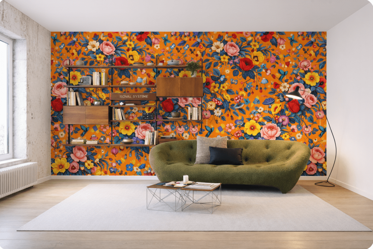 Vibrant Blossom Tapestry