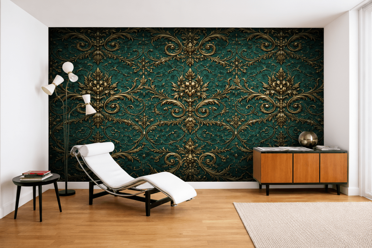 Gilded Flourish Tapestry
