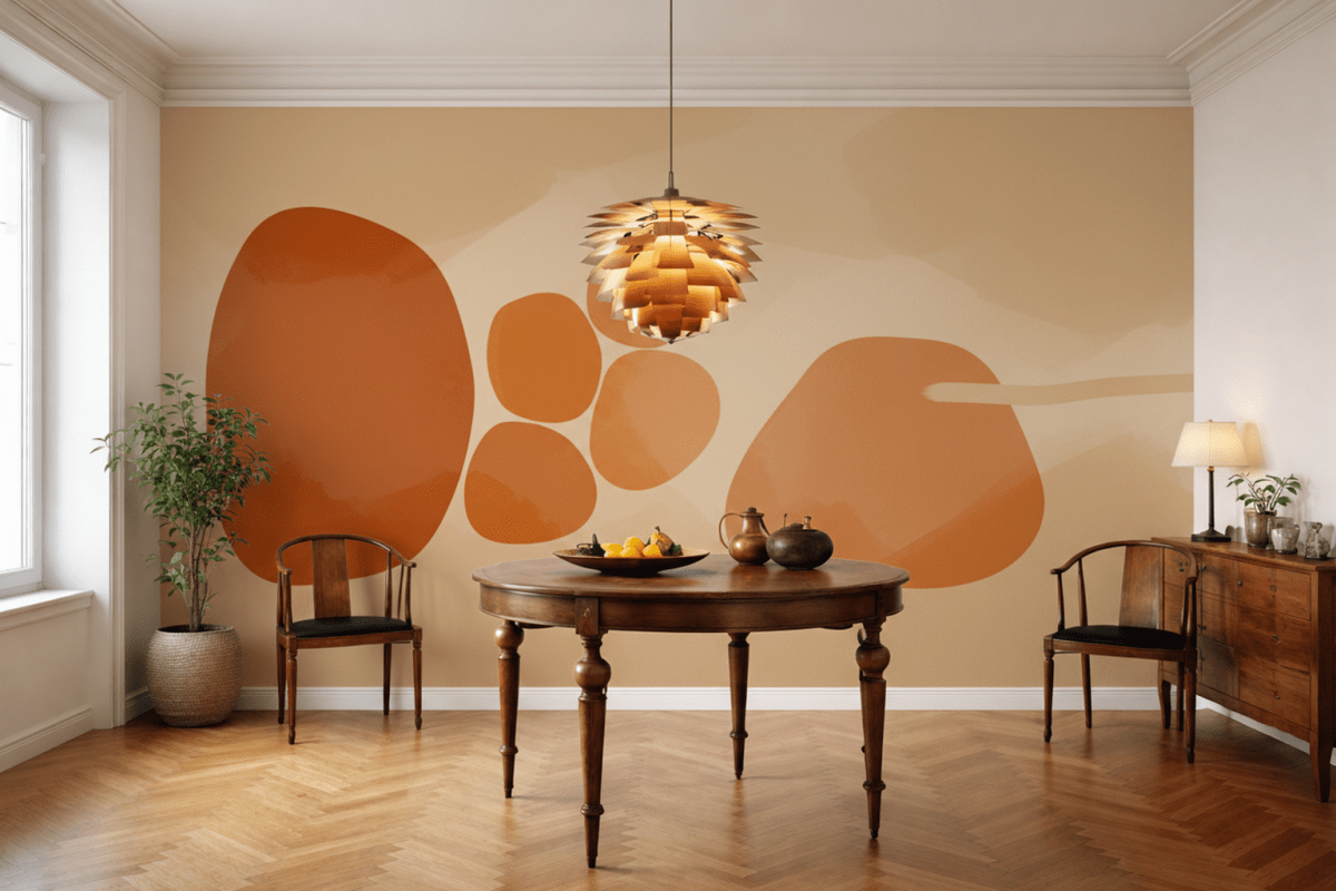 Sunset Pebble Composition