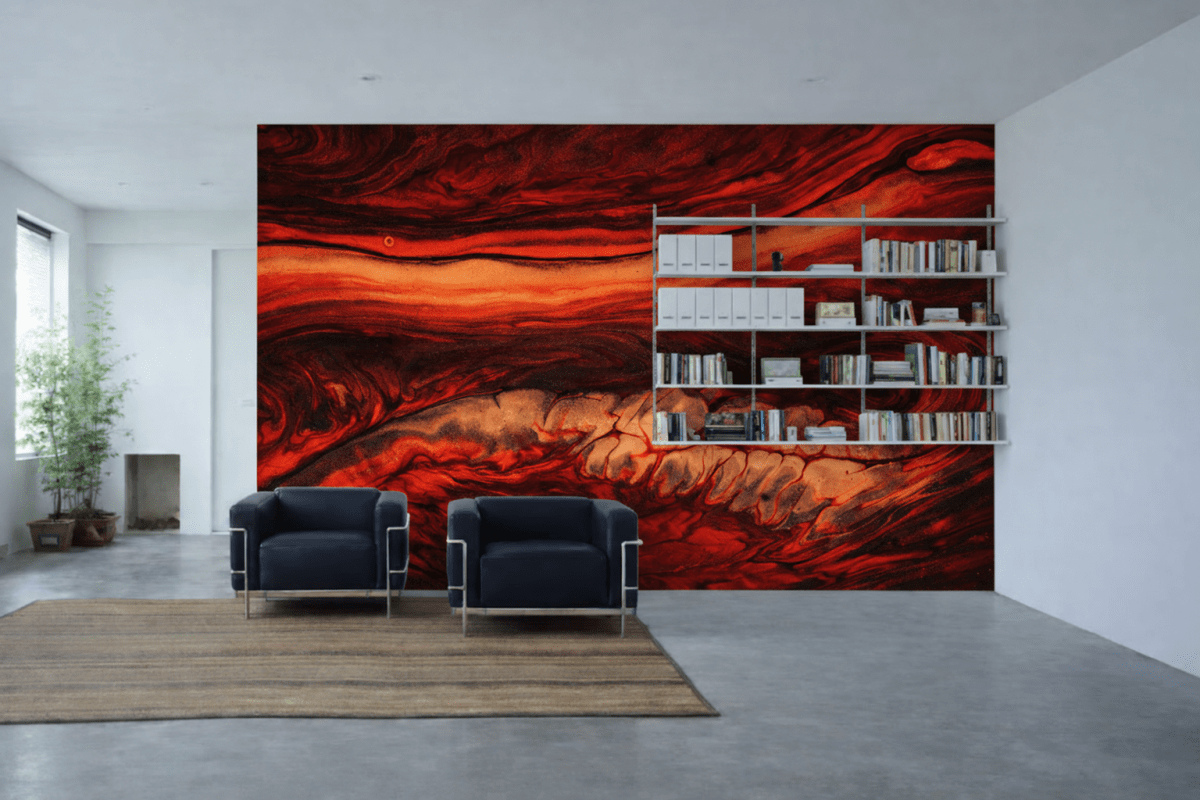 Crimson Kelp Swirl