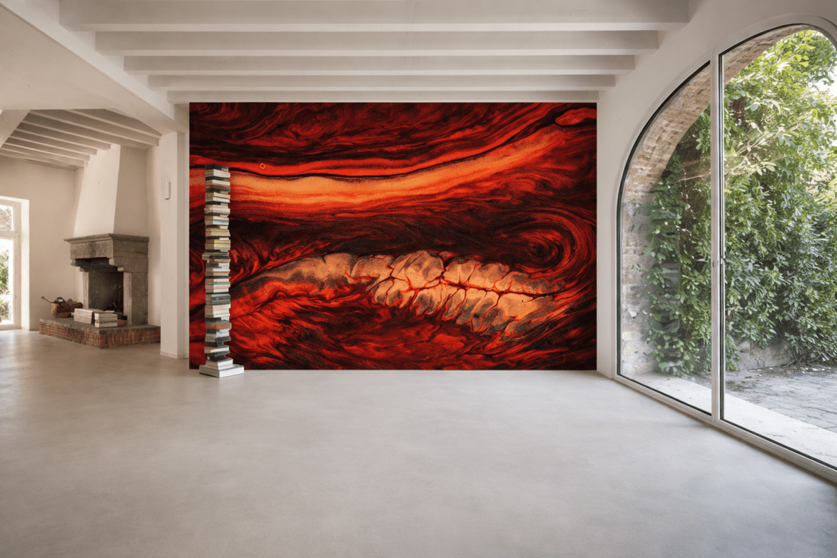 Crimson Kelp Swirl
