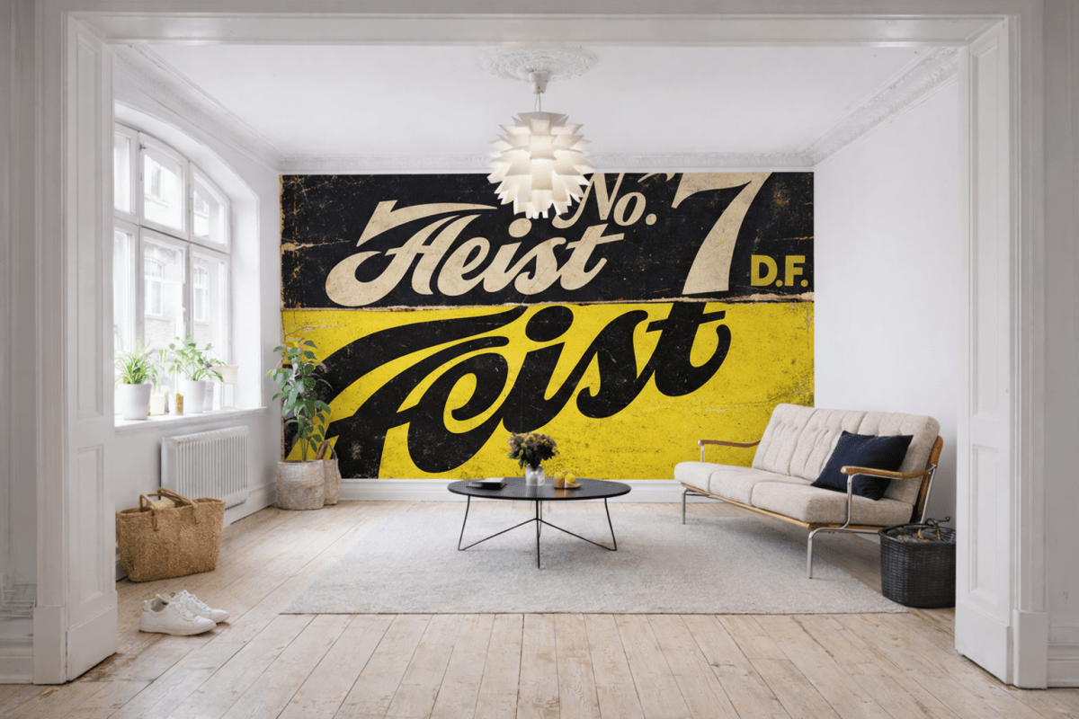 Retro Lettering Mosaic