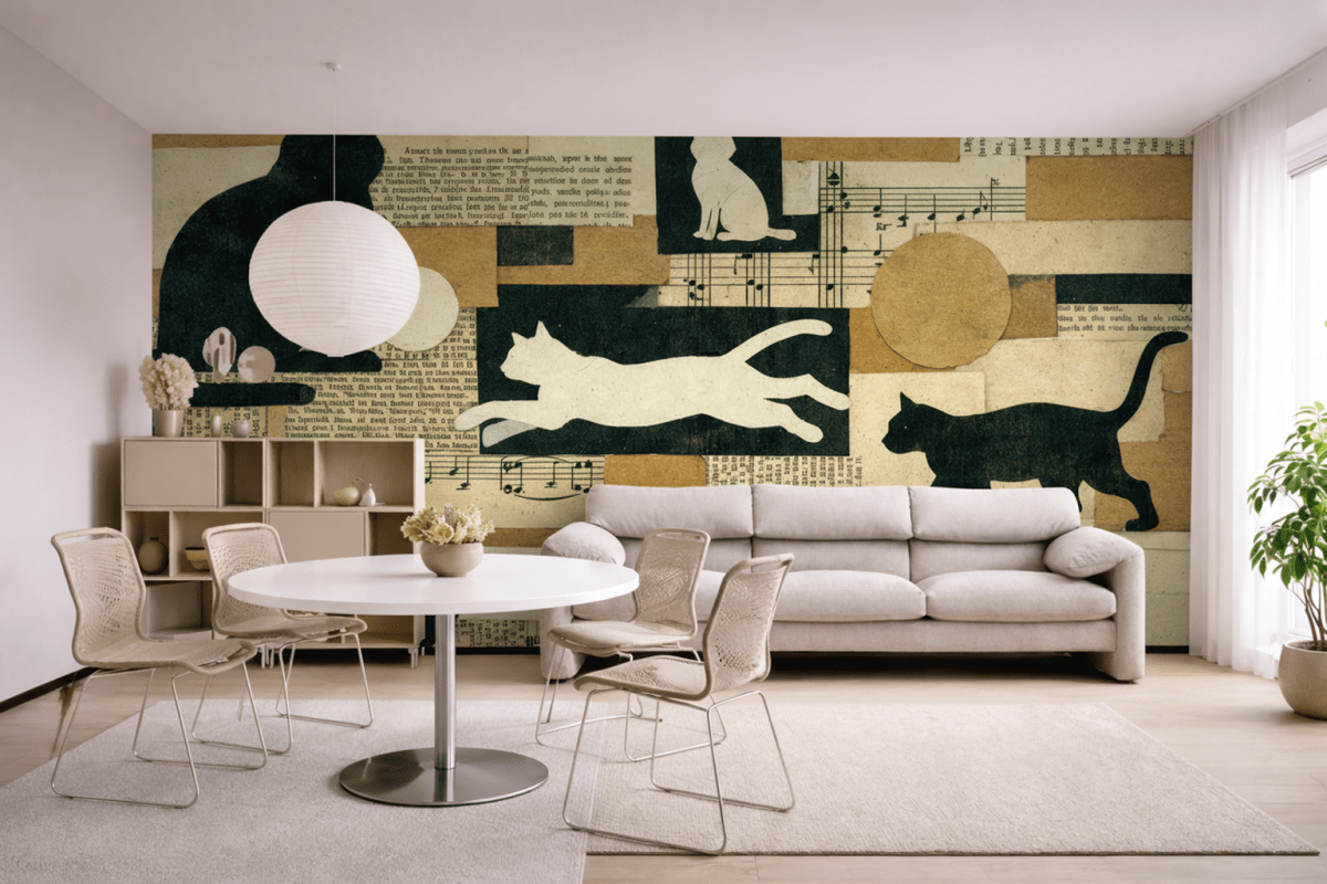 Feline Collage Study