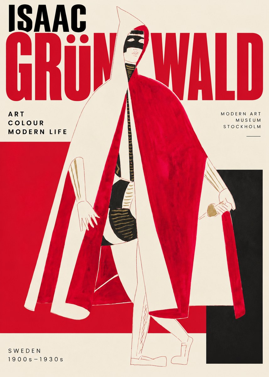 Isaac Grünewald Costume Design I No2 - Plakat