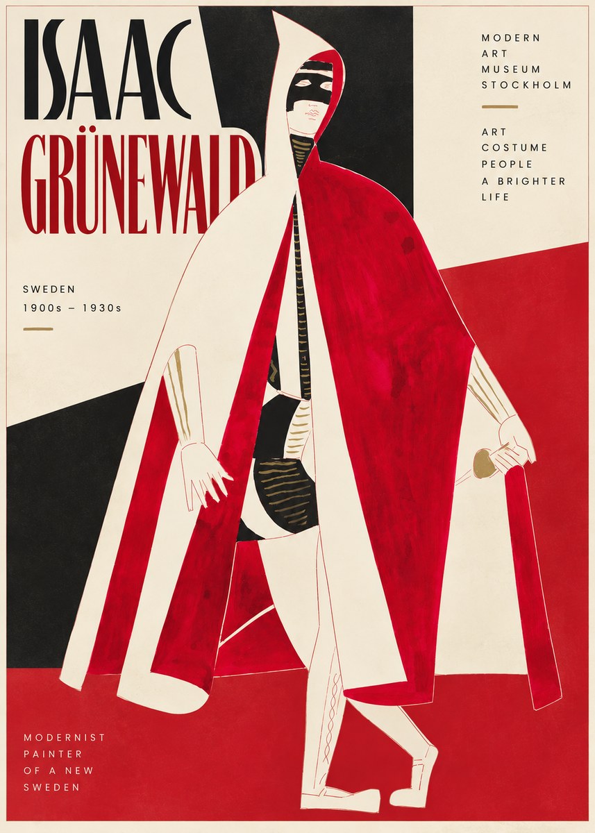 Isaac Grünewald Costume Design I No5 - Plakat