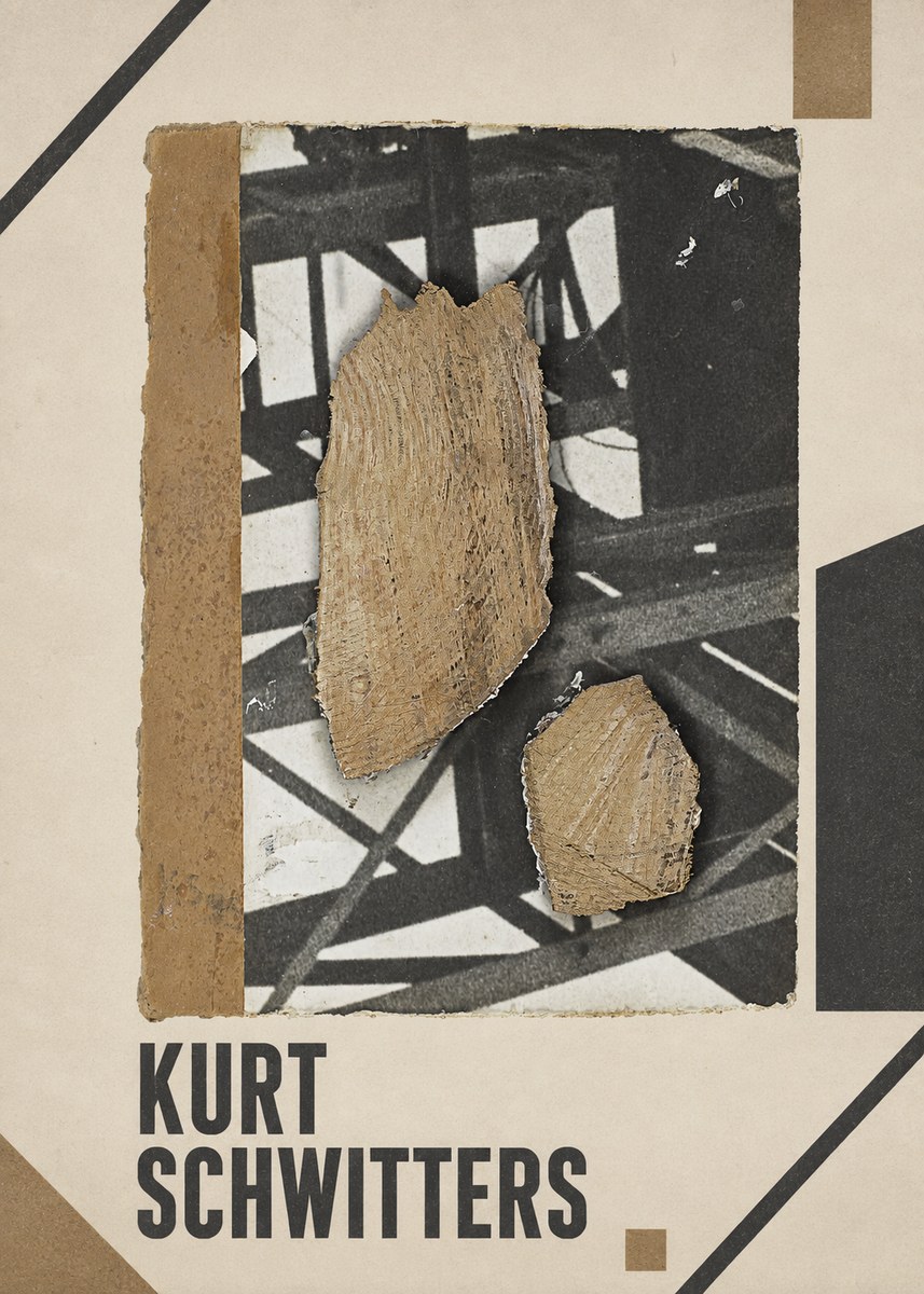 Kurt Schwitters Merz Collage with Found Objects No1 - Plakat