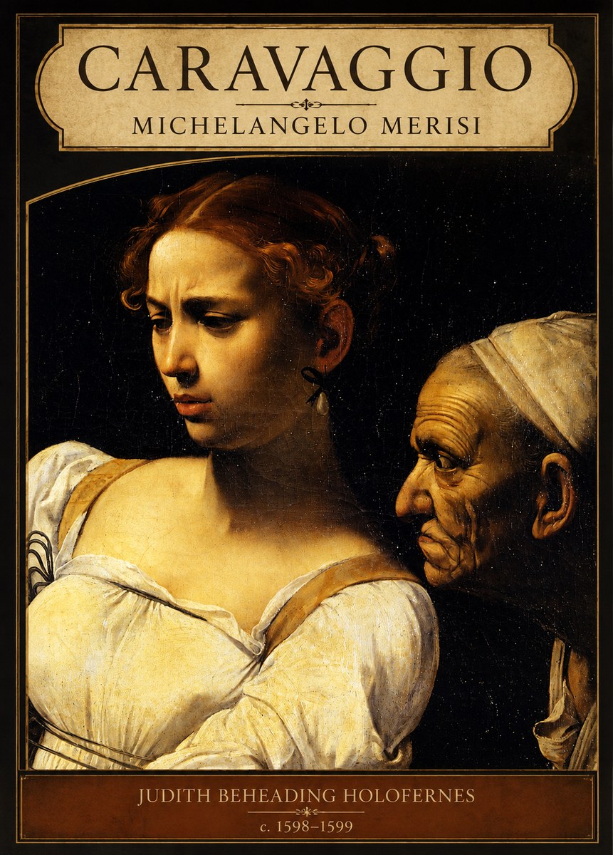 Michelangelo Merisi da Caravaggio Judith Beheading Holofernes I No6 - Plakat