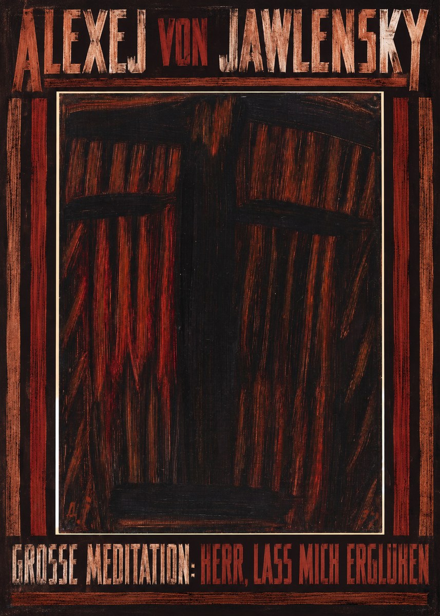 Alexej von Jawlensky Grosse Meditation: Herr, Lass Mich Erglühen No4 - Plakat