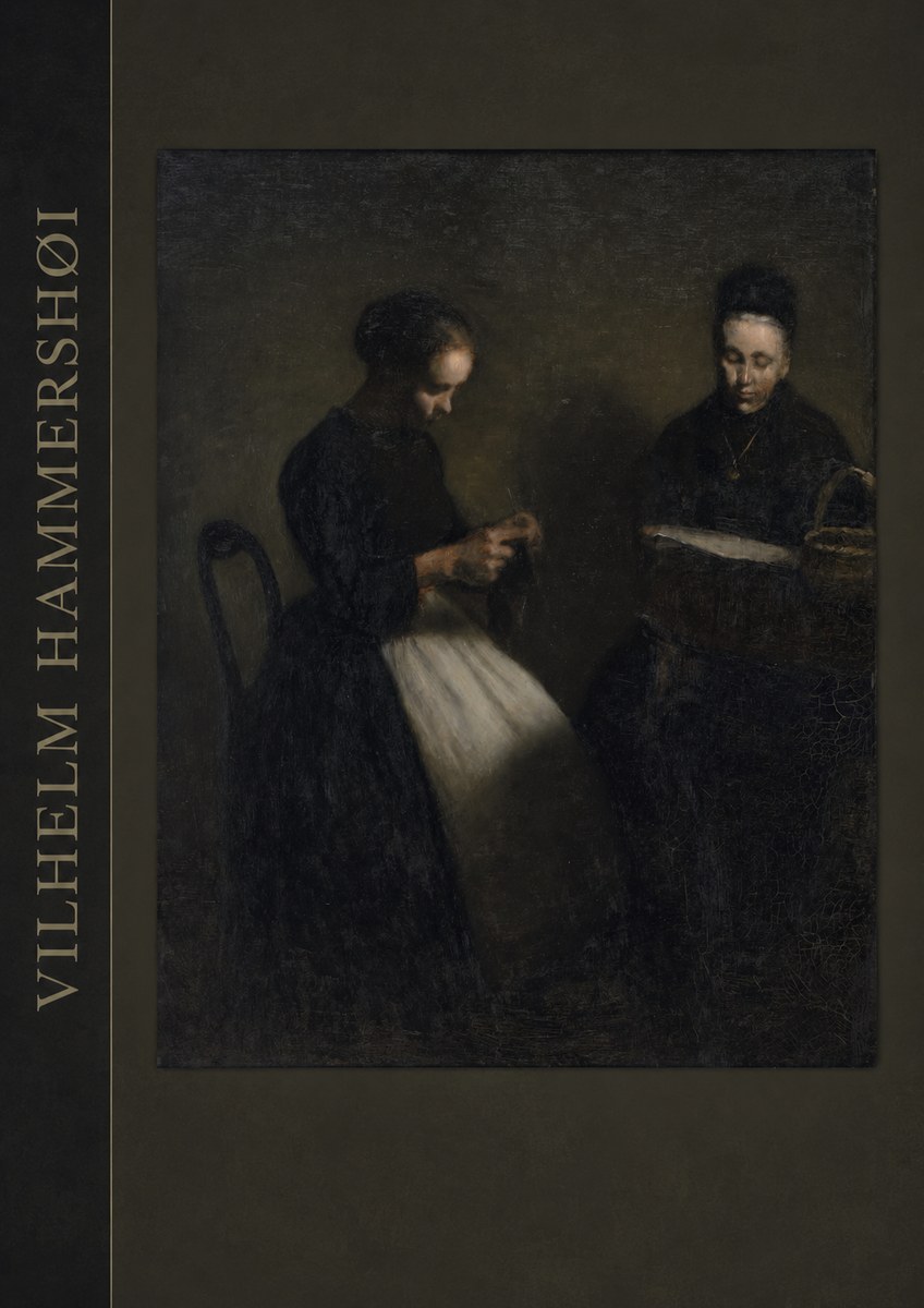 Vilhelm Hammershøi Two Women Knitting No2 - Plakat