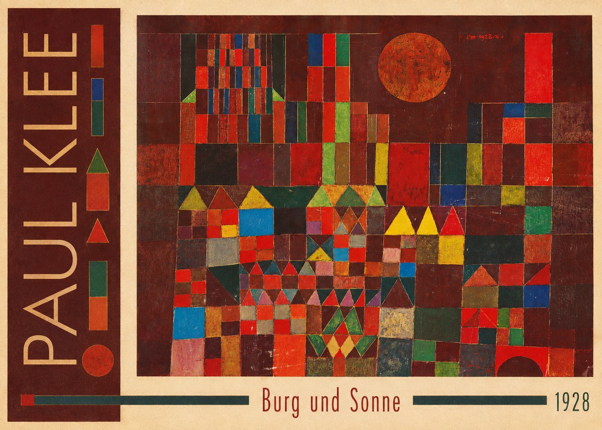 Paul Klee Burg Und Sonne No3 - Plakat