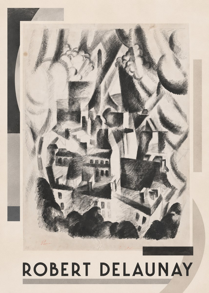 Robert Delaunay Vue Sur La Ville No1 - Plakat