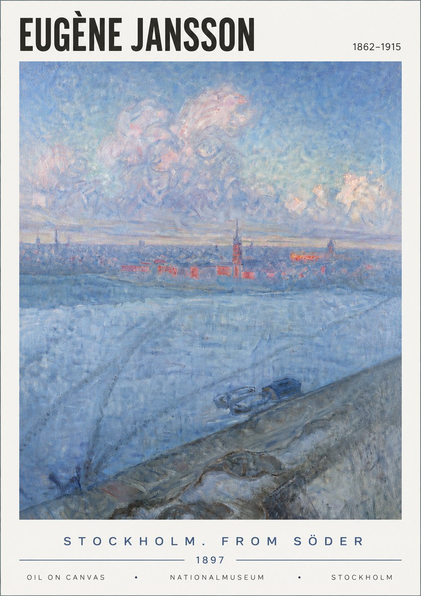Eugène Jansson Stockholm. from Söder No6 - Plakat