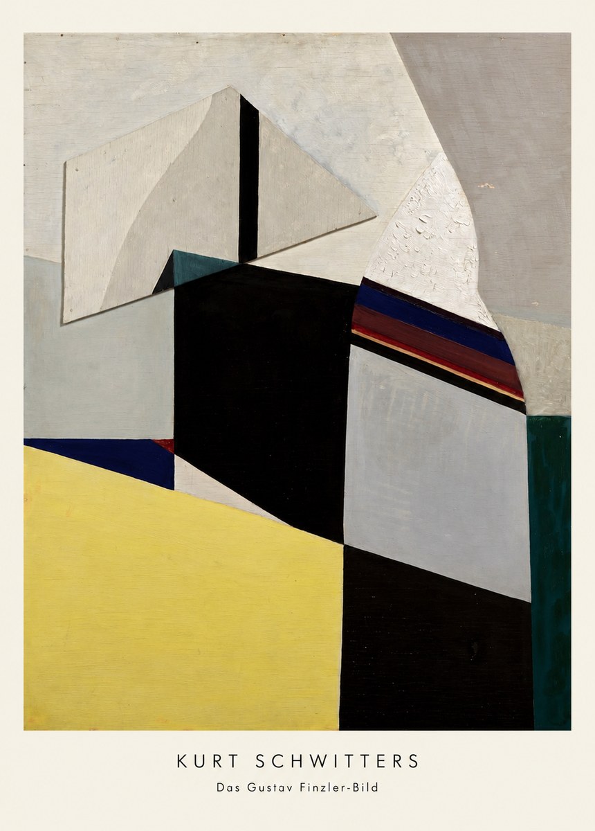 Kurt Schwitters Das Gustav Finzler-bild No6 - Plakat