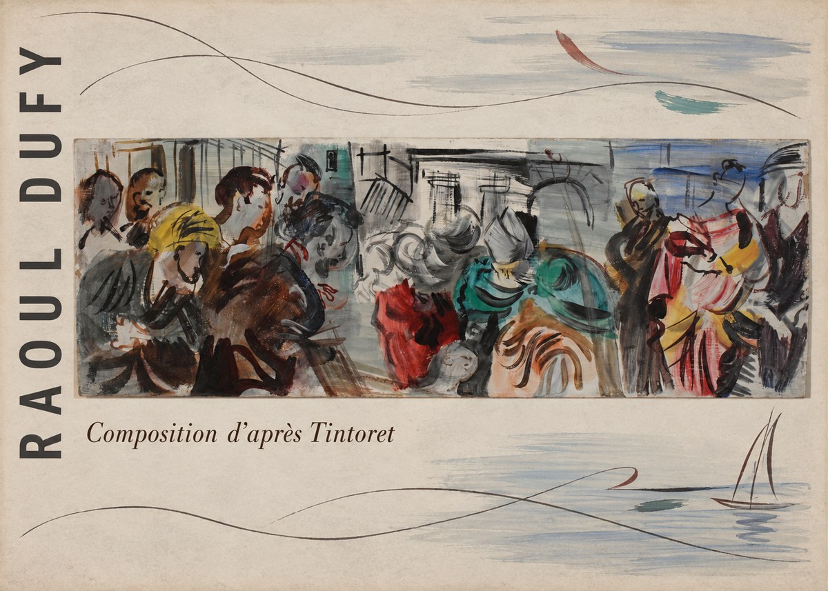 Raoul Dufy Composition D'après Tintoret No5 - Plakat