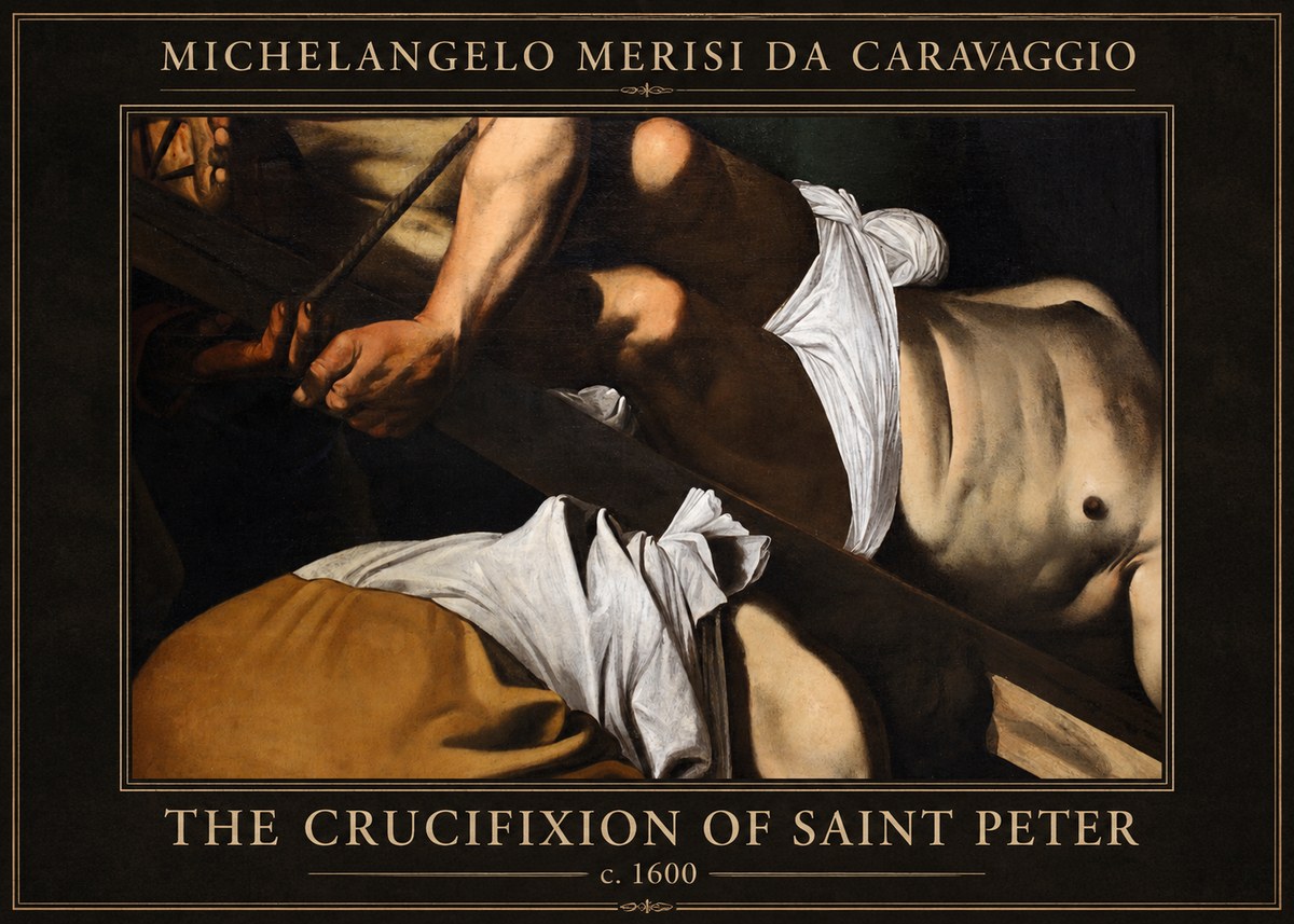 Michelangelo Merisi da Caravaggio The Crucifixion of Saint Peter I No1 - Plakat