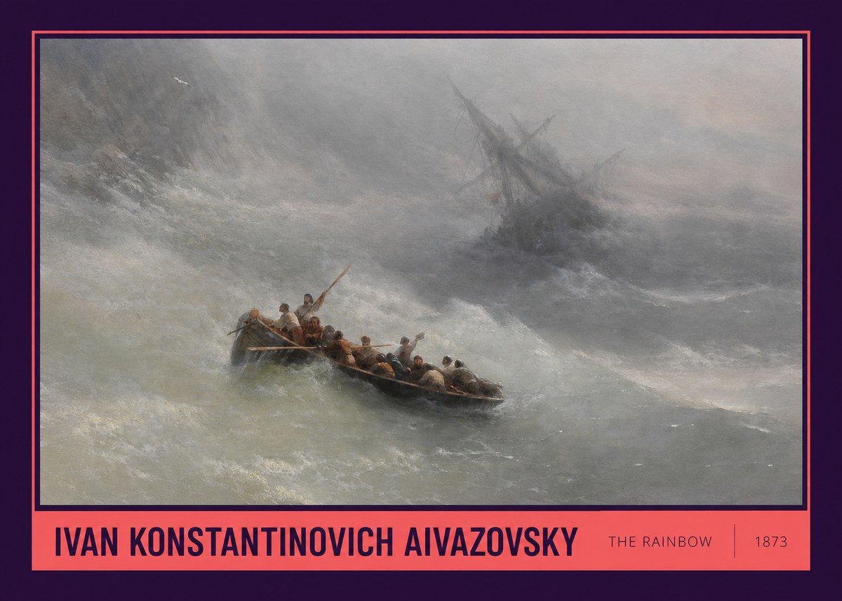 Ivan Konstantinovich Aivazovsky The Rainbow No6 - Plakat