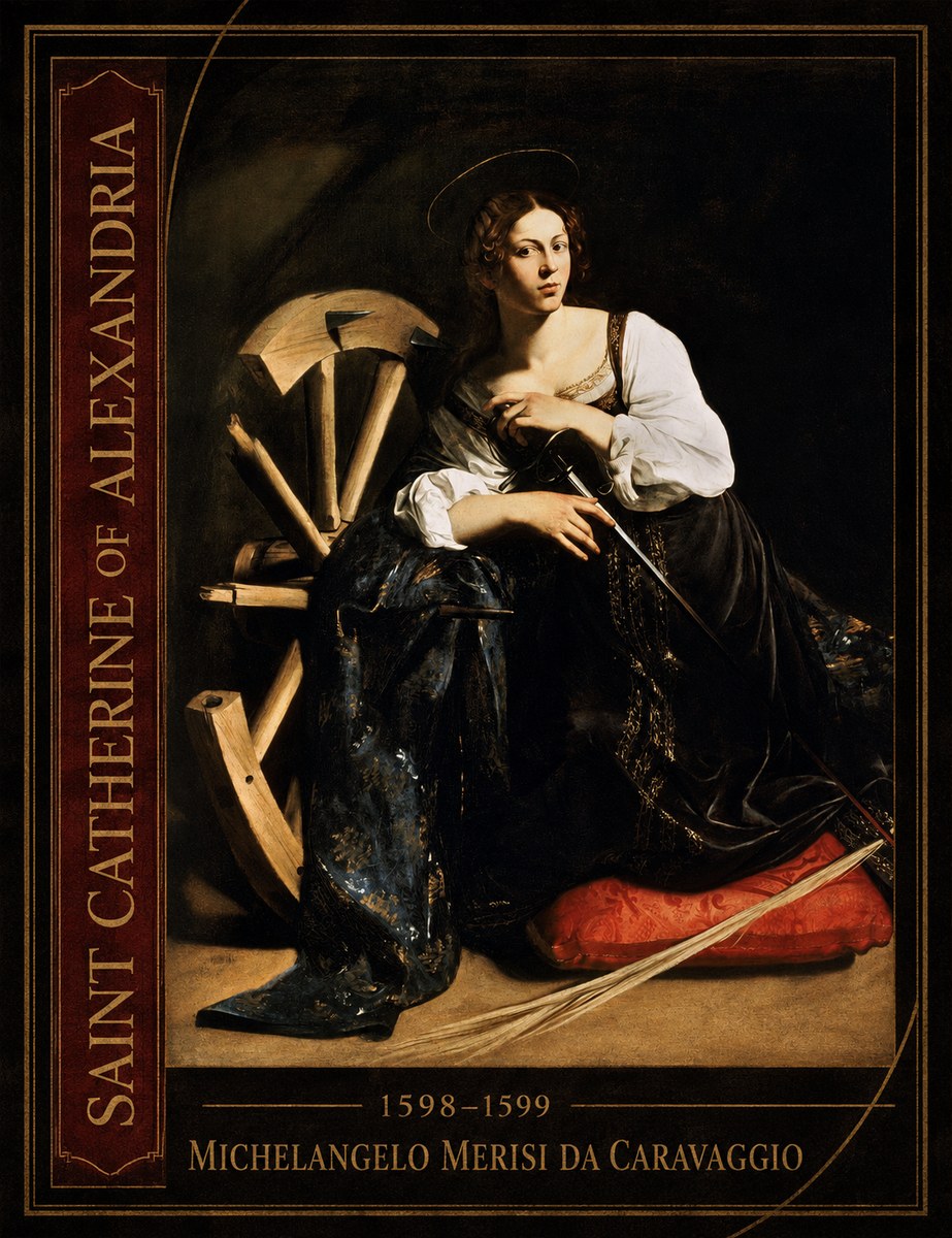 Michelangelo Merisi da Caravaggio Saint Catherine of Alexandria I No2 - Plakat